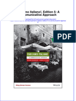 Parliamo Italiano Edition 5 A Communicative Approach