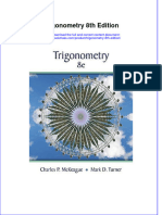 Trigonometry 8th Edition