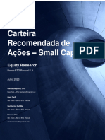 Carteira Recomendada de Ações - Small Caps: Equity Research