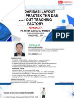 Standarisasi Layout Ruang Praktek TKR Dan Lay Out TEFA