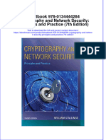 Etextbook 978 0134444284 Cryptography and Network Security Principles and Practice 7th Edition