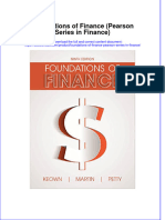 Foundations of Finance Pearson Series in Finance