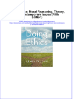Doing Ethics Moral Reasoning Theory and Contemporary Issues Fifth Edition