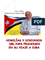 Discursos y Homilias Francisco en Cuba