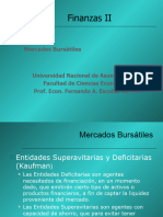 Finanzas II UNA Unidad I Mercados Bursatiles