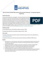 Doctoral Student Opportunity at University of Memphis-2024