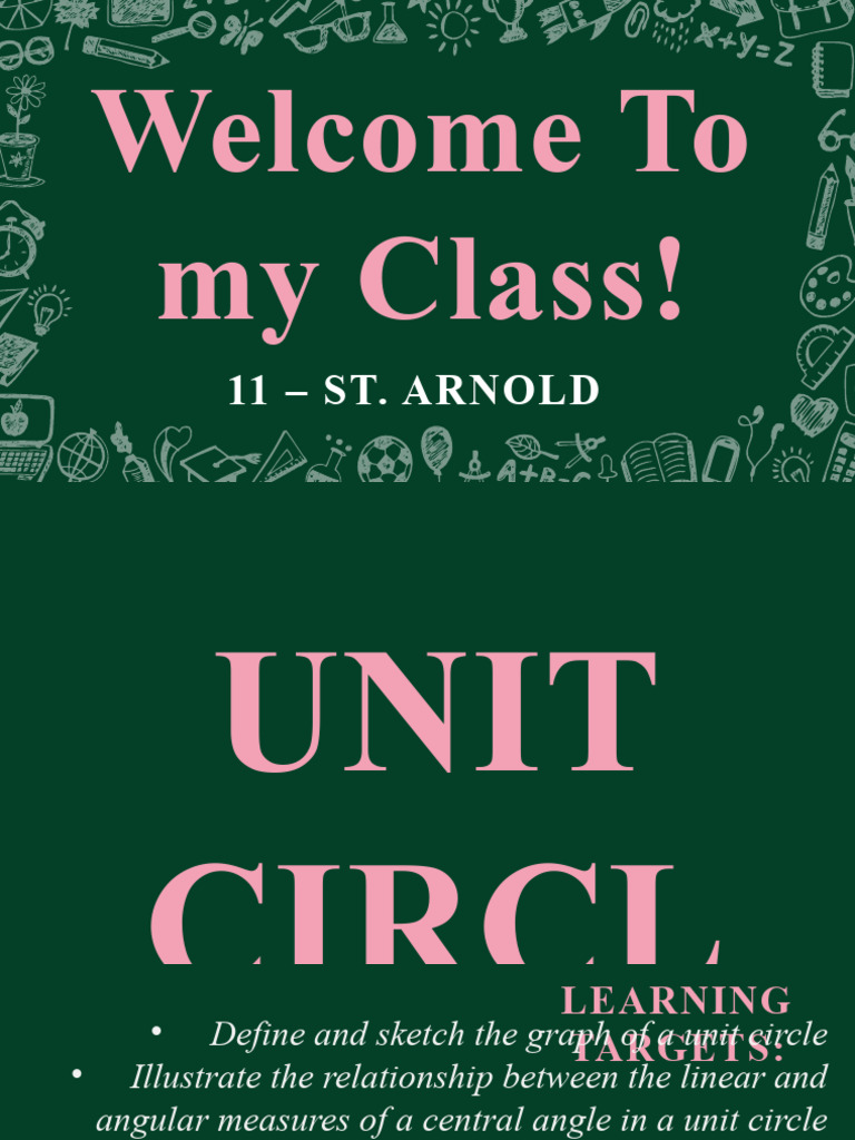 Unit Circle | PDF | Angle | Circle