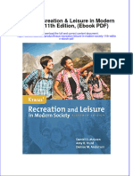 Kraus Recreation Leisure in Modern Society 11th Edition Ebook PDF