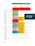 Daily Schedule HR 2023