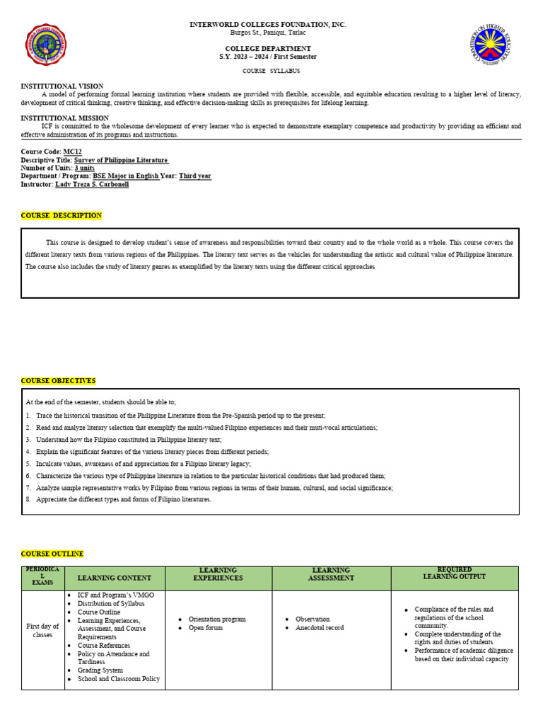 survey-of-philippine-literature-syllabus-pdf-learning-philippines