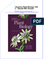 Sterns Introductory Plant Biology 13th Edition Ebook PDF Version