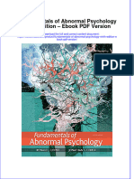 Fundamentals of Abnormal Psychology Ninth Edition Ebook PDF Version