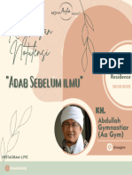 Adab Sebelum Ilmu II