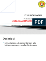 Kuliah 5 - Lingkungan Pertambangan