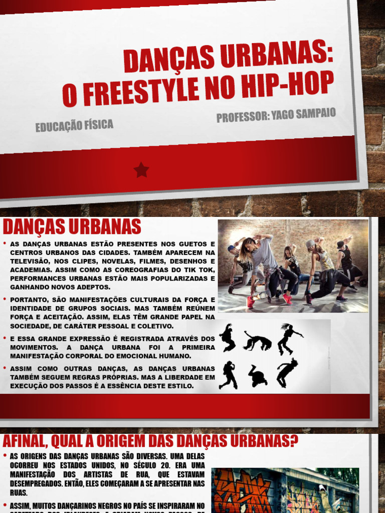 Freestyle e a Origem das Danças Urbanas | PDF