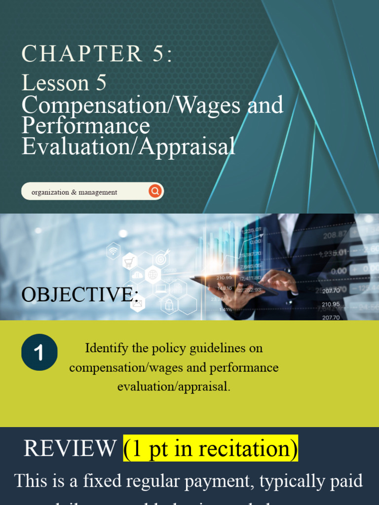 5-Lesson 5 Compensation-Wages and Performance Evaluation-Appraisal ...