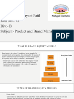 Product and Brand Management