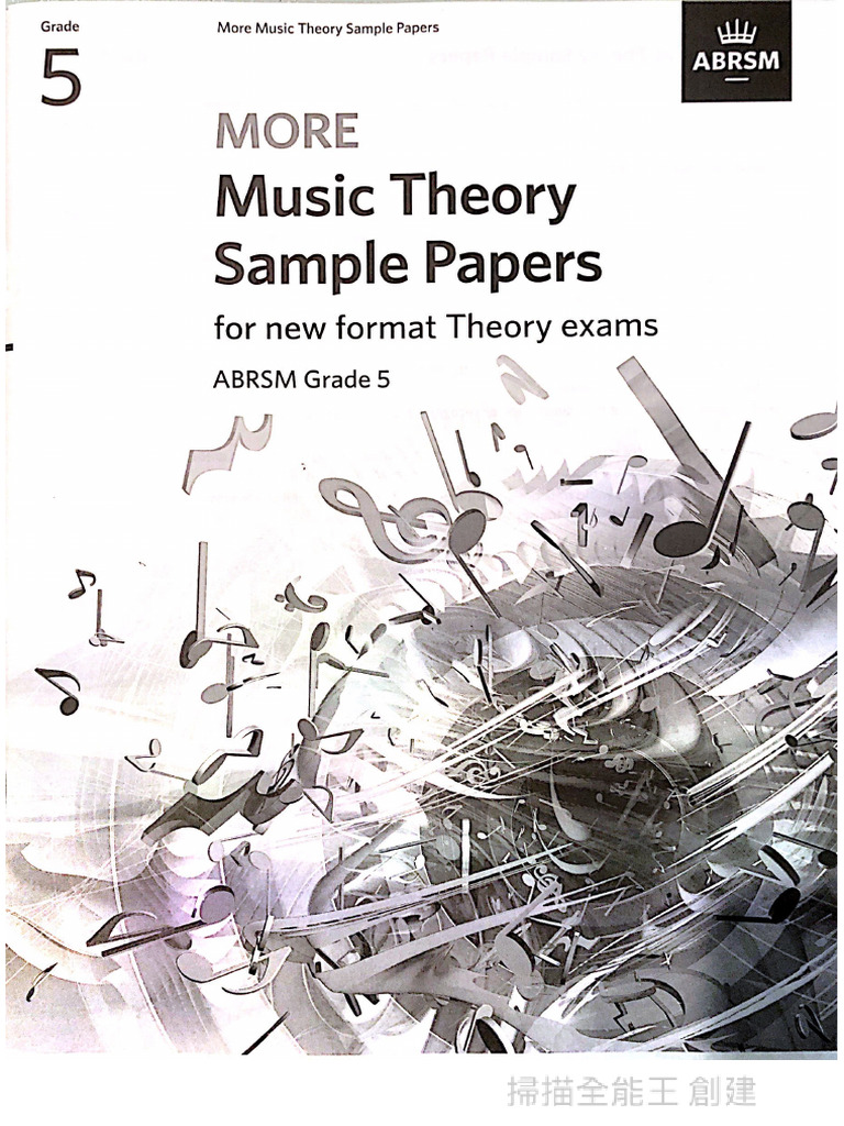 Abrsm Music Theory Sample Paper Grade 1