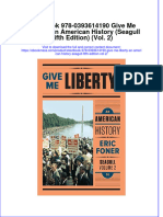 Etextbook 978 0393614190 Give Me Liberty An American History Seagull Fifth Edition Vol 2