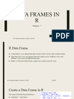 Data Frames in R