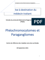 Synthese MG Pheochromocytomes Et Paragangliomes