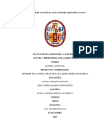 Sexto Informe de Quimica