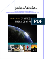 Fundamentals of Engineering Thermodynamics 9th Edition Ebook