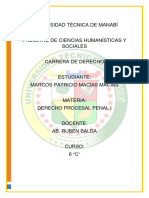 Los Sujetos Procesales, Derecho Procesal Penal 1