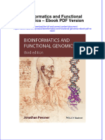 Bioinformatics and Functional Genomics Ebook PDF Version