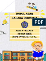 Modul Ajar Bahasa Indonesia: Fase A - Kelas 1 Disusun Oleh