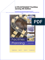 Etextbook 978 0470444047 Facilities Planning 4th Edition