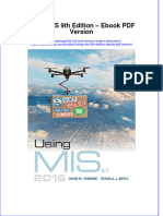 Using Mis 9th Edition Ebook PDF Version