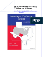 Etextbook 978 0495601654 Becoming An Ec 6 Teacher in Texas