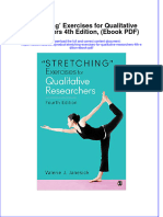 Stretching Exercises For Qualitative Researchers 4th Edition Ebook PDF