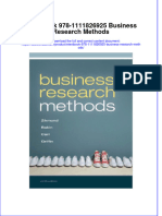 Etextbook 978 1111826925 Business Research Methods