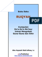 singkat yang optimal untuk dokumen tersebut. Judul tersebut berisi kata kunci "Buku Saku" dan "Ruqyah