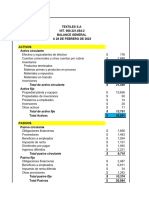 Analisis Vertical y Horizontal de Los Estados Financieros