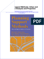 Planning Support Methods Urban and Regional Analysis and Projection