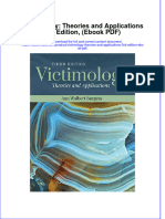 Victimology Theories and Applications 3rd Edition Ebook PDF