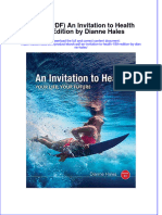 Ebook PDF An Invitation To Health 18th Edition by Dianne Hales