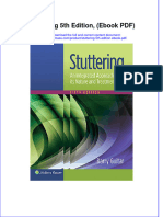 Stuttering 5th Edition Ebook PDF