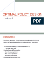 Optimal Policy Design 