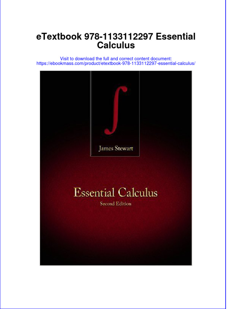 essential calculus pdf – essential calculus second edition pdf – YWGSR