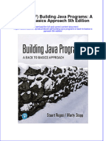 Ebook PDF Building Java Programs A Back To Basics Approach 5th Edition