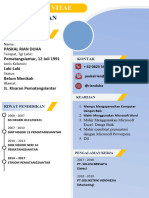 CV Lamaran Kerja Format 4