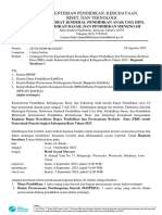 Undangan Peserta Rakor RP & PBD Tingkat KabKota Regional Surabaya 1