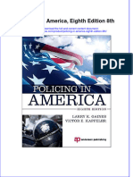 Policing in America Eighth Edition 8th