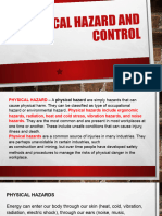 Physical and Psychosocial Hazard and Control