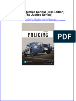 Policing Justice Series 3rd Edition The Justice Series