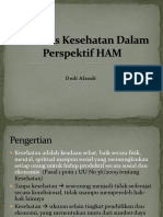 Hak Atas Kesehatan Dalam Perspektif HAM